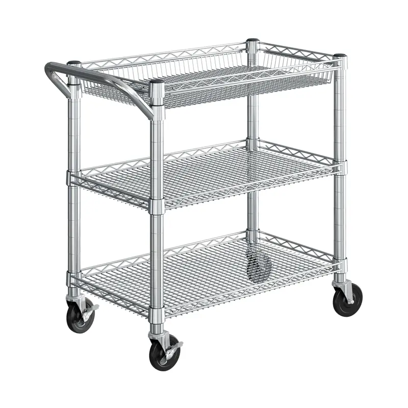 3-Tier Nsf-Certified Heavy-Duty Utility Cart 1