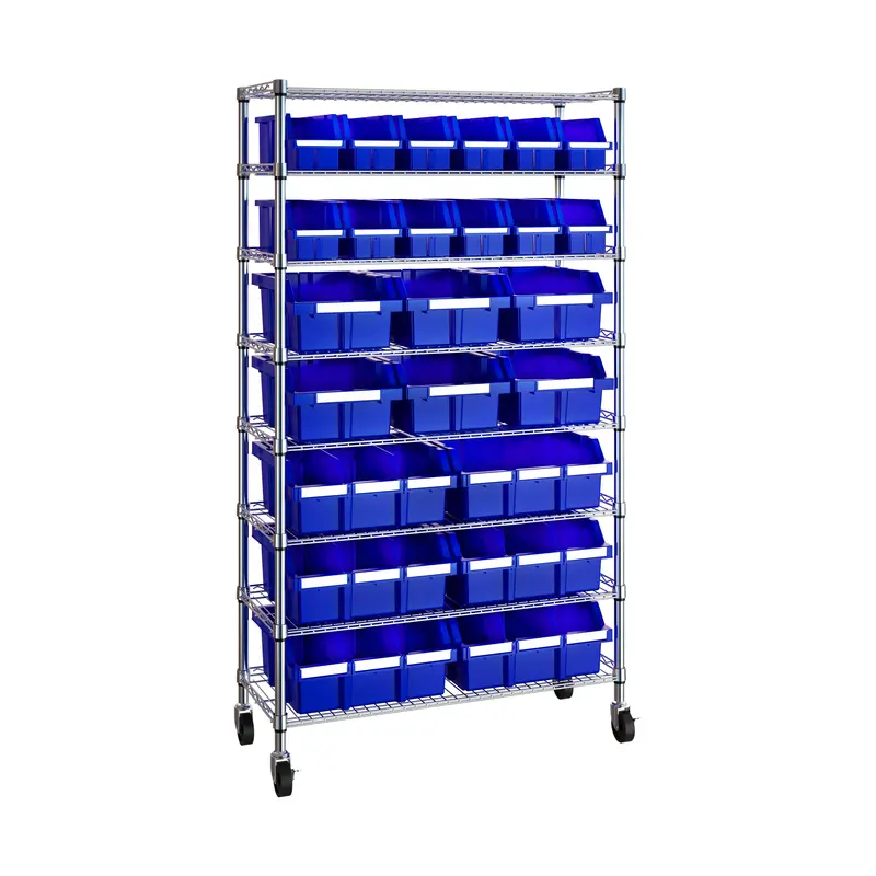 8-Tier Nsf-Certified 24-Bin Rack 2