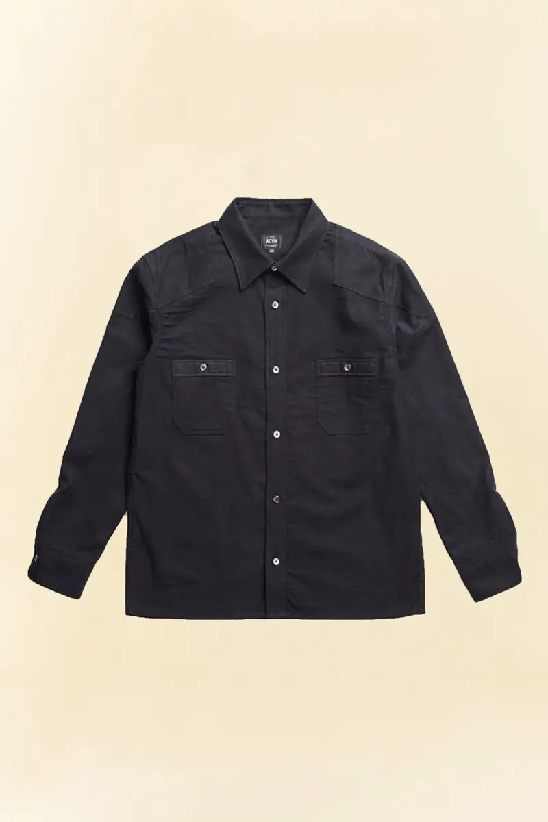 Addict Clothes Acvm Moleskin Shirt - Black 1