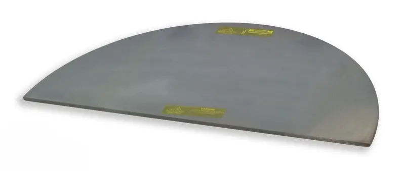 Advancer Kiln Shelf 25" X 12.5" X 5/16" Half Round  Nitride Bonded Silicon Carbide 1