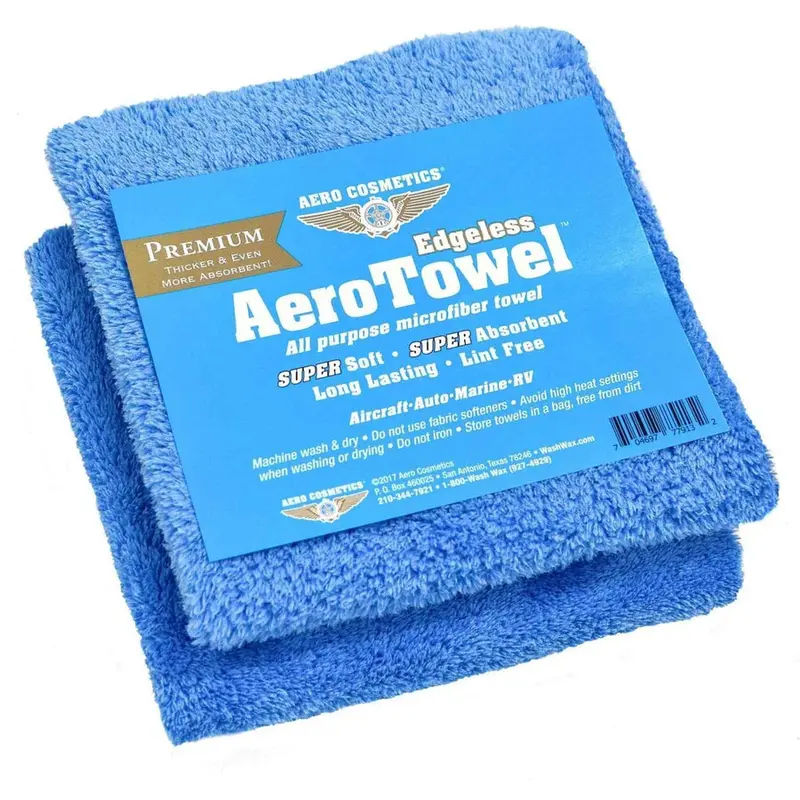 Aero Cosmetics プレミアムマイクロファイバータオル (40X40cm) 2枚入り 1