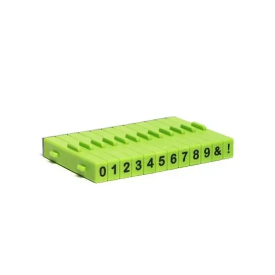 Alss1n Xiem Tools Attachable Numbers Stamp Set 12 Pcs 1