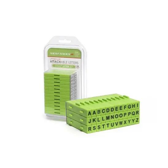 Alss1u Xiem Tools Attachable Letters Stamp Set 36 Pcs Uppercase 1