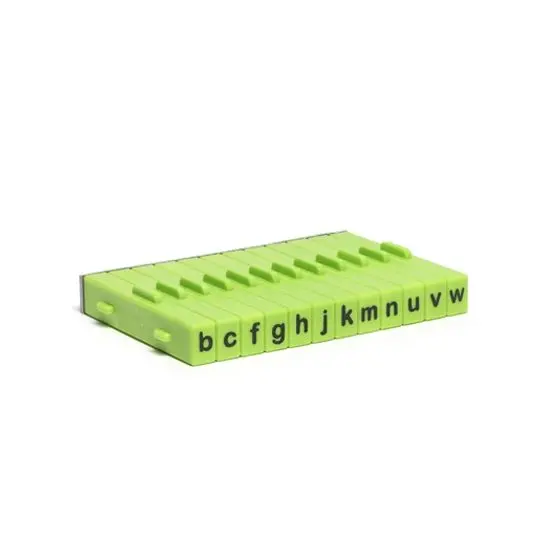 Alss1xl Xiem Tools Extra Attachable Letter Stamp Set 12 Pcs Lowercase 1