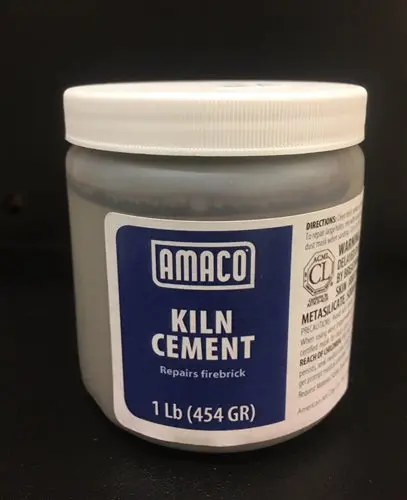 Amaco Kiln Cement - Mortar : 1 Pound Wet 1