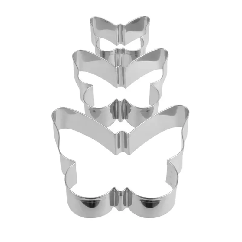 Ateco Stainless Steel Butterfly Cutters 3 Piece Set 5264 1