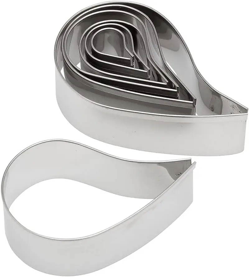 Ateco Stainless Steel Paisley Cutter 7 Piece Set 5267 1