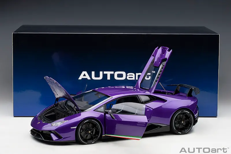 Autoart 1:12 Lamborghini Huracan Performante In Viola Pasifae / Pearl Purple 1