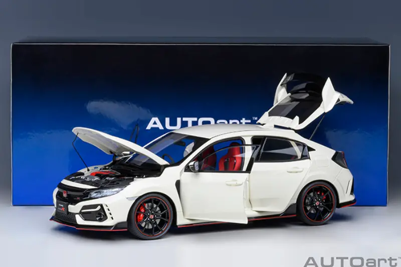 Autoart 1:18 Honda Civic Type-R (Fk8) In Championship White 1