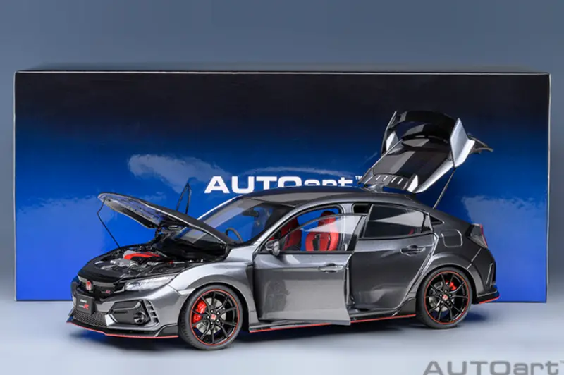 Autoart 1:18 Honda Civic Type-R (Fk8) In Polished Metal Metallic 1