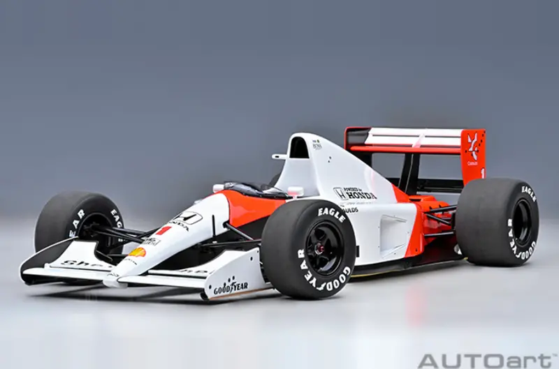 Autoart 1:18 Mclaren Honda Mp4/6 Japanese Gp 1991 A.Senna #1 1