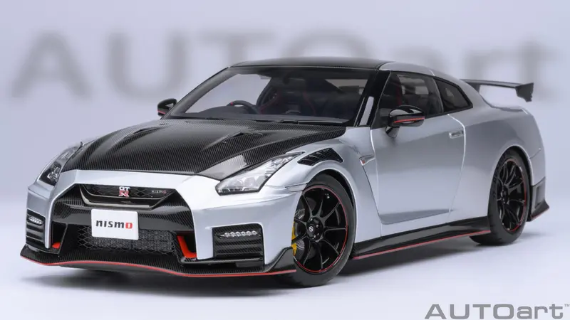 Autoart 1:18 Nissan Gt-R (R35) Nismo 2022 Special Edition In Ultimate Metal Silver 1