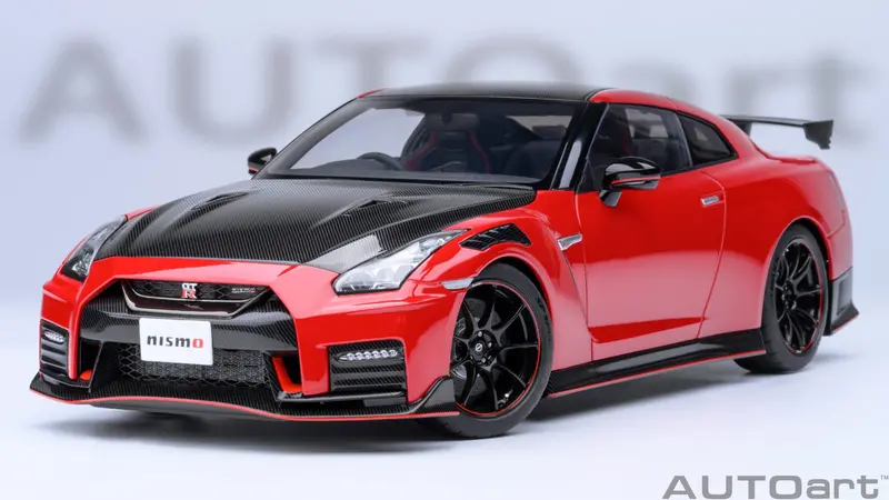 Autoart 1:18 Nissan Gt-R (R35) Nismo 2022 Special Edition In Vibrant Red 1