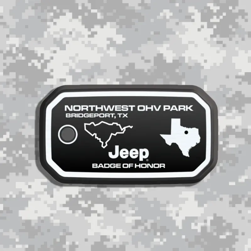 Badge Of Honor バッジオブオナー Texas Bridgeport Northwest Ohv Park Trail テキサス ブリッジポート アメリカ 本国 ジープバッジ 1