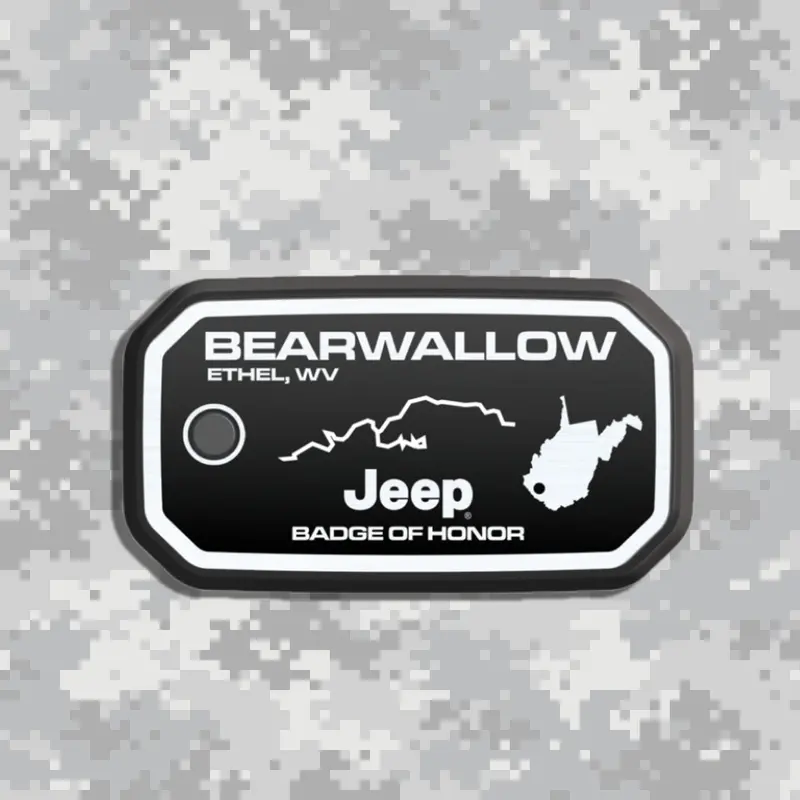 Badge Of Honor バッジオブオナー West Virginia Ethel Bearwallow ウエストバージニア エセル アメリカ 本国 ジープバッジ 1