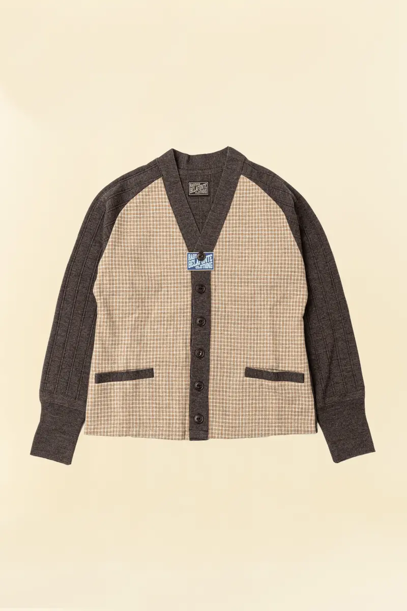 Belafonte Ragtime Panel Cardigan - Smoky Brown 1