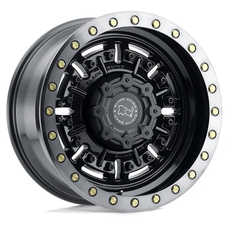 Black Rhino ブラックライノ ホイール Abrams | Gloss Gun Black W/ Machined Dark Tint 1