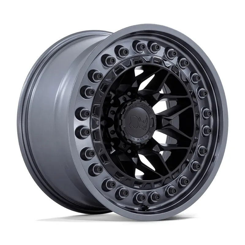 Black Rhino ブラックライノ ホイール Alpha | Matte Black W/ Gunmetal Lip 1