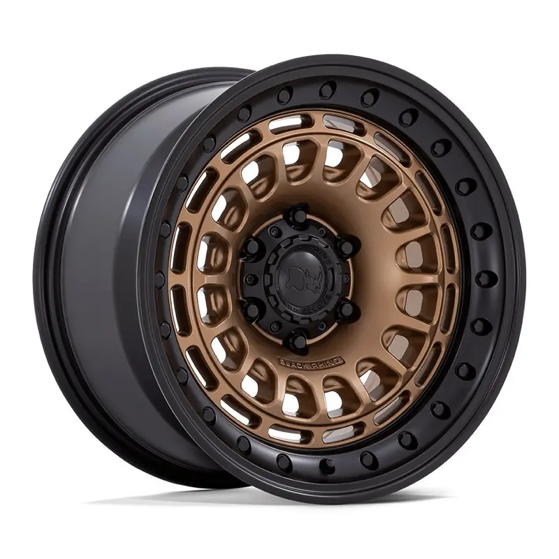 Black Rhino ブラックライノ ホイール Br014 Sahara | Matte Bronze W/ Gloss Black Lip 1