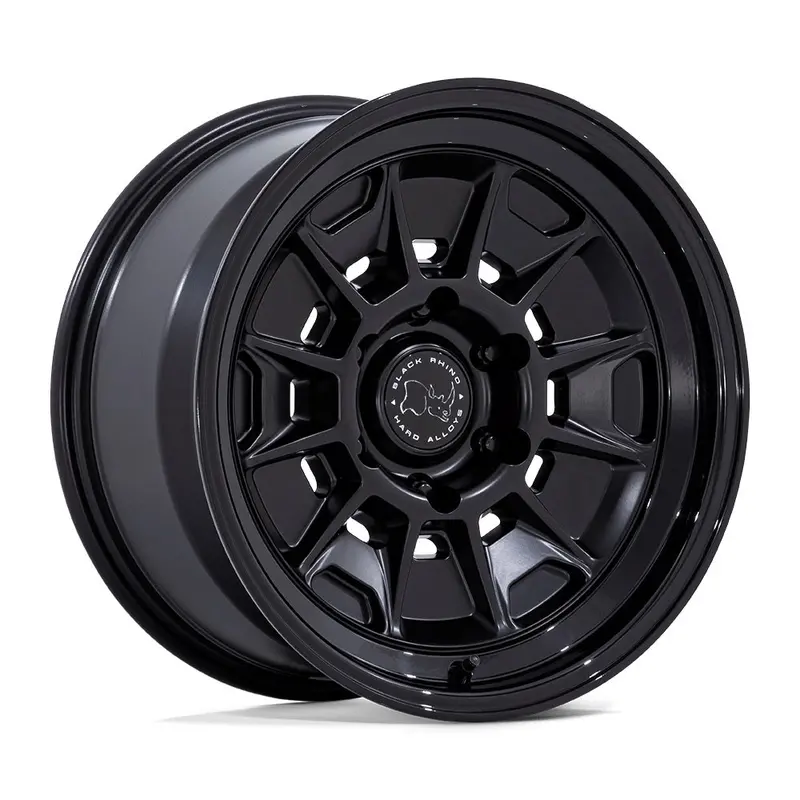 Black Rhino ブラックライノ ホイール Br021 Mondo | Matte Black W/ Gloss Black Lip 1