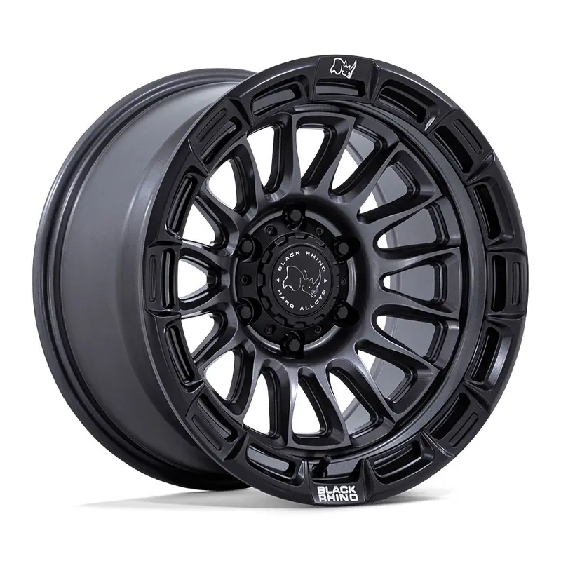 Black Rhino ブラックライノ ホイール Br025 Rival | Matte Gunmetal W/ Matte Black Lip 1