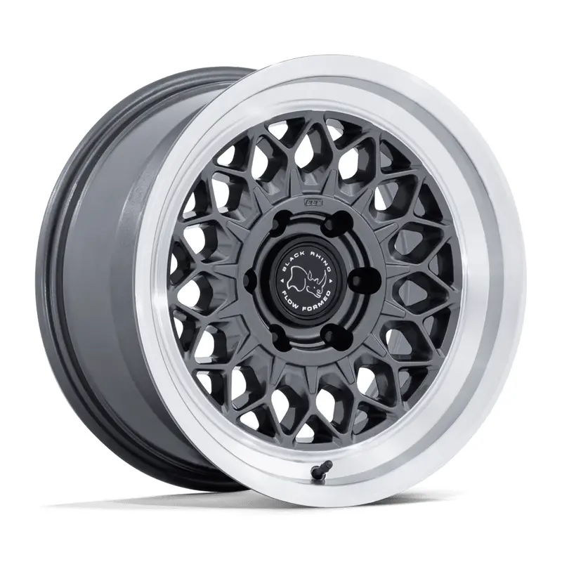 Black Rhino ブラックライノ ホイール Br034 Graz | Gloss Gunmetal W/ Machined Lip 1