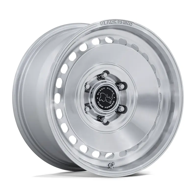 Black Rhino ブラックライノ ホイール Br036 Basin | Gloss Silver W/ Machined Face 1