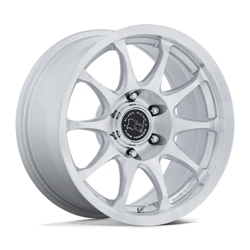 Black Rhino ブラックライノ ホイール Br038 Ronin | Gloss Silver W/ Machined Face 1