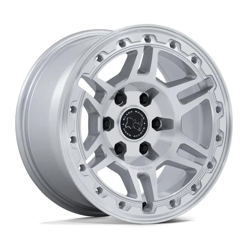 Black Rhino ブラックライノ ホイール Br039 Vanguard | Gloss Silver W/ Machined Face 1