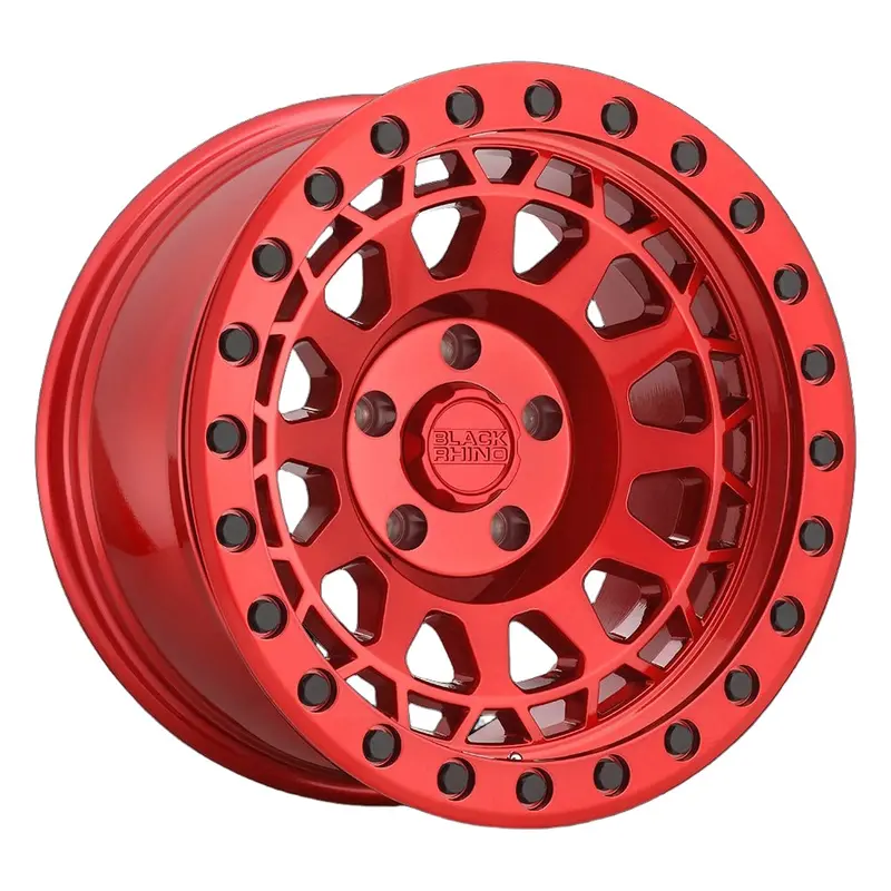 Black Rhino ブラックライノ ホイール Primm | Candy Red W/ Black Bolts 1