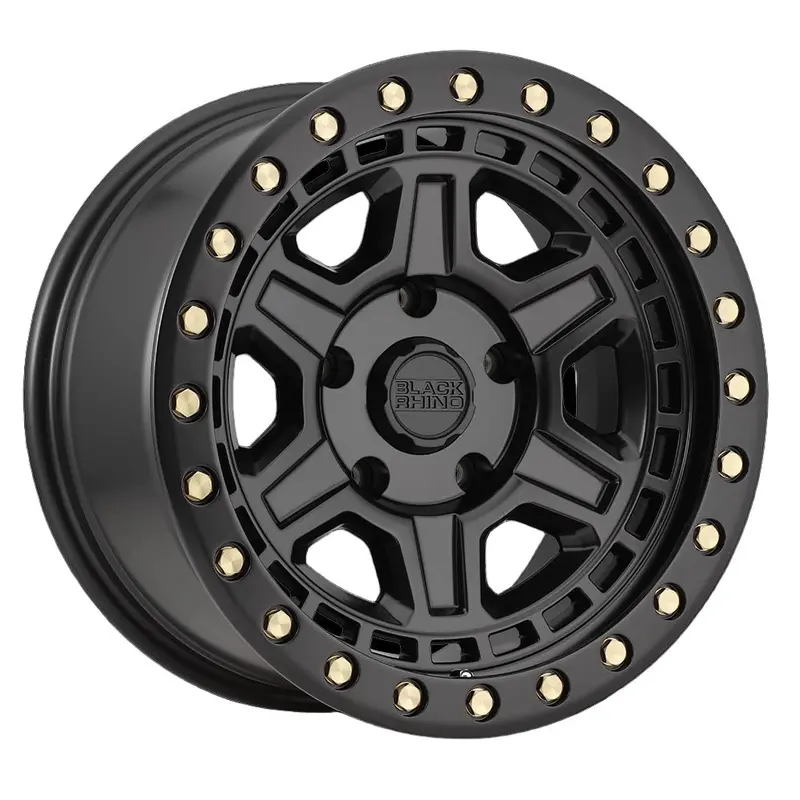 Black Rhino ブラックライノ ホイール Reno | Matte Black W/ Brass Bolts 1