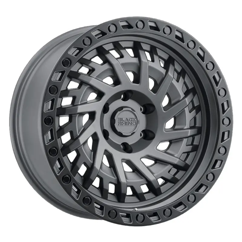 Black Rhino ブラックライノ ホイール Shredder | Matte Gunmetal W/ Black Ring 1