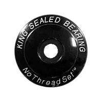 Chris King Headset Stem Cap - 1-1/4 Inch, Bold Logo 1