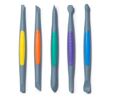 Clay Finishing Tools Â€“ Medium Strong-Firm Silicone Set (5 Pcs) 1