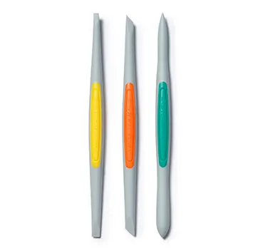 Clay Finishing Tools – Small Flex-Firm Silicone Set (3 Pcs) 1