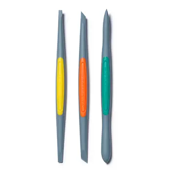 Clay Finishing Tools – Small Strong-Firm Silicone Set (3 Pcs) 1