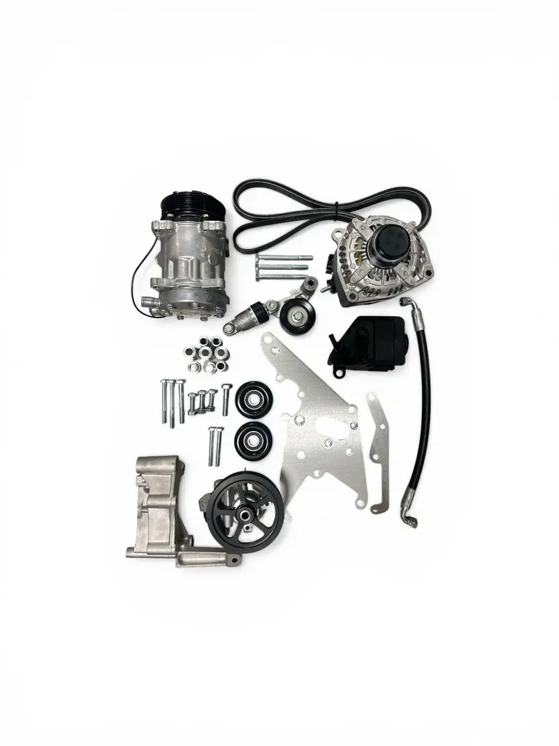 Complete Front Engine Accessory Drive Gen V Lt1 Engine  Into Land Rover Defender, Range Rover Classic, Discovery 2 With Ac 1
