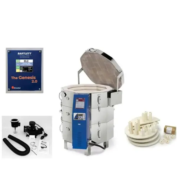 Cone Art Gx2327d Kiln Package With Integrated Vent, Furniture And Genesis Touchscreen 1