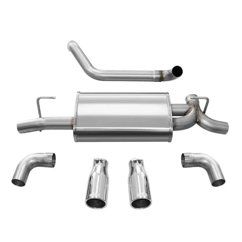 Corsa Performance 2.5" アクスルバック | ロールド 4.0" (Jlラングラー) 1