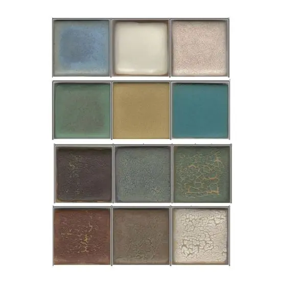 Coyote Glaze Sample Set #4 - Mattes And Crawls 1