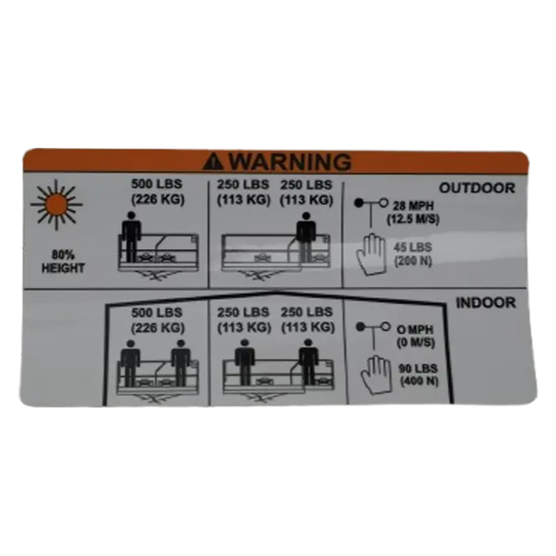 Decal Ansi 9220 Tsa/My43869 1