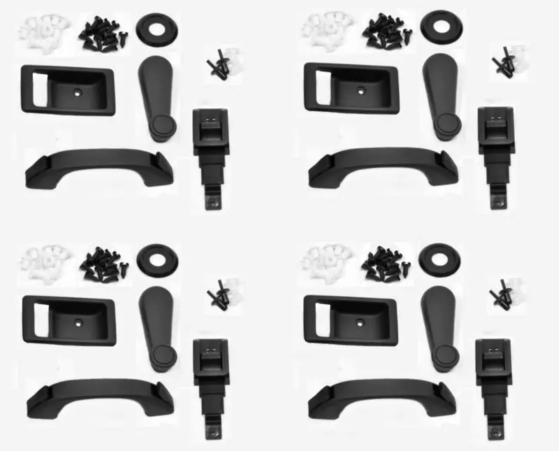 Defender Door Card Refurb And Door Lock Kit / Handle Kit - For All 4 Doors 1985-2006 1