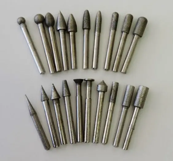 Diamond Rotary Tool Tips 20 Piece Set 80 Grit 1
