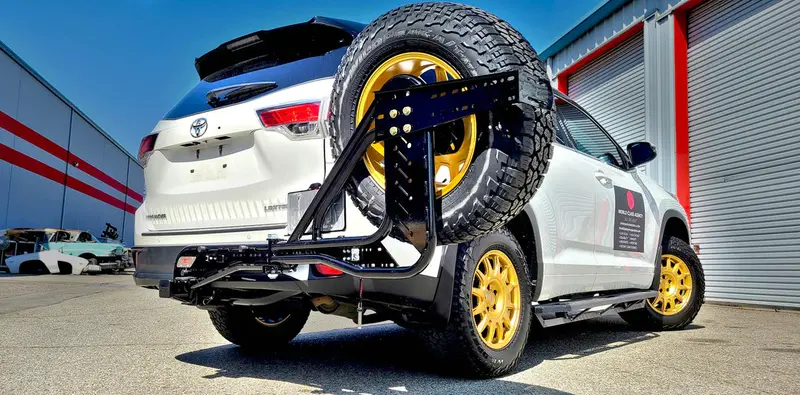 Dirtcom Trailswing スイングアウトタイヤキャリア 1