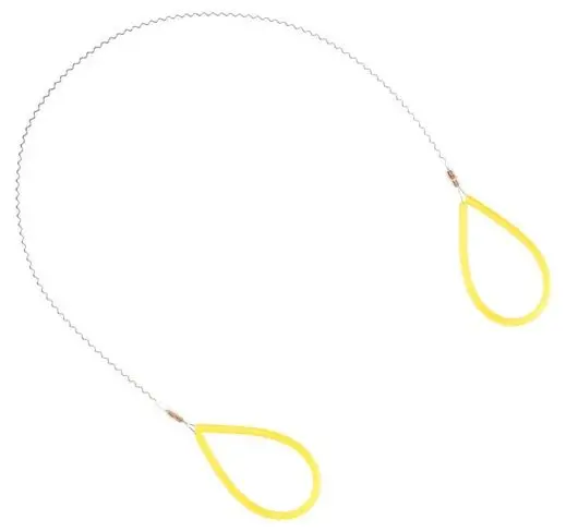 Dirty Girls Pottery Tools Yellow 14" Ergo-Baby Wiggle Cut Off Wire 1