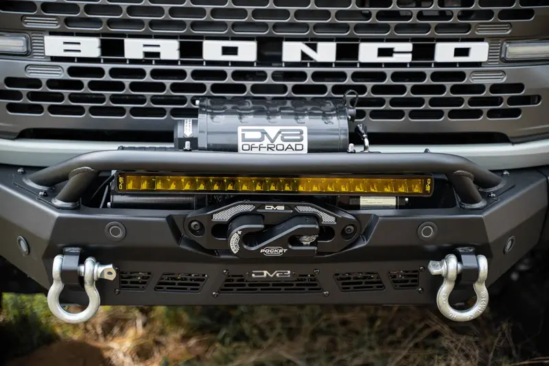 Dv8 Offroad 20インチ Eliteシリーズ アンバー Ledライトバー (シングルロウ) 1