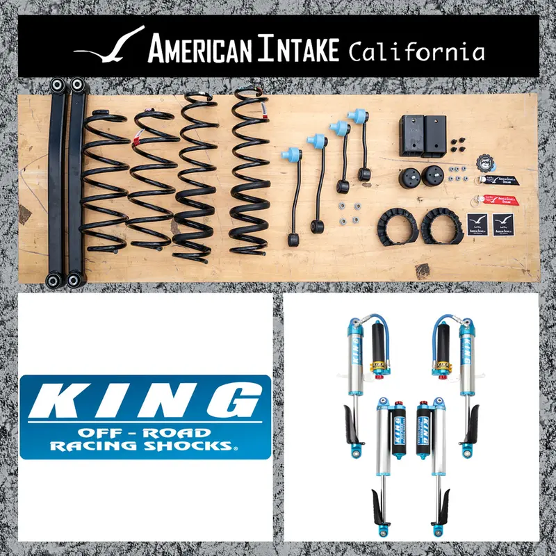 アメリカンインテイク オリジナル 2.0インチリフトキット (Kingショック) Jtグラディエーター 1