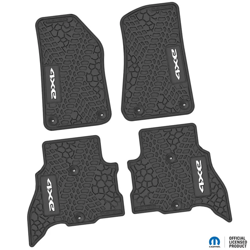 Flex Tread Jl 4Xe専用 フロアマット (フロント&リア) | 4Xe ロゴ入り 1