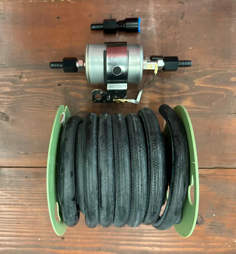 Fuel Hose Kit For Ls Engine Swap In Land Rover Defender 1