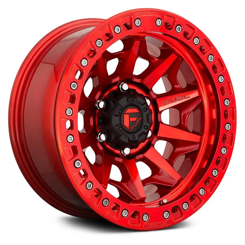 Fuel Off Road フューエルオフロード ホイール D113 Covert Beadlock | Candy Red 1